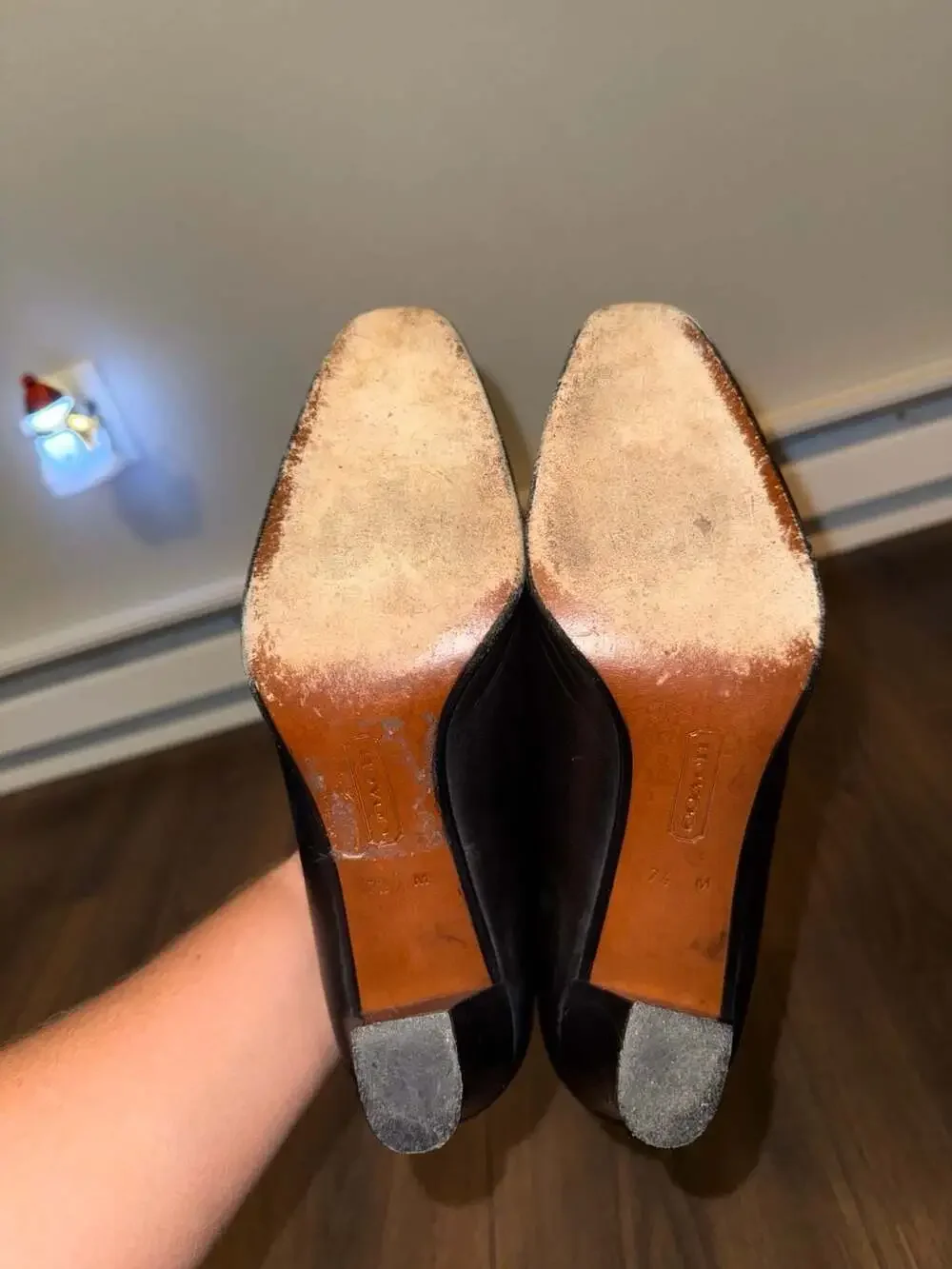 Coach Vintage Made in Italy Black Leather Low Heel Pumps
